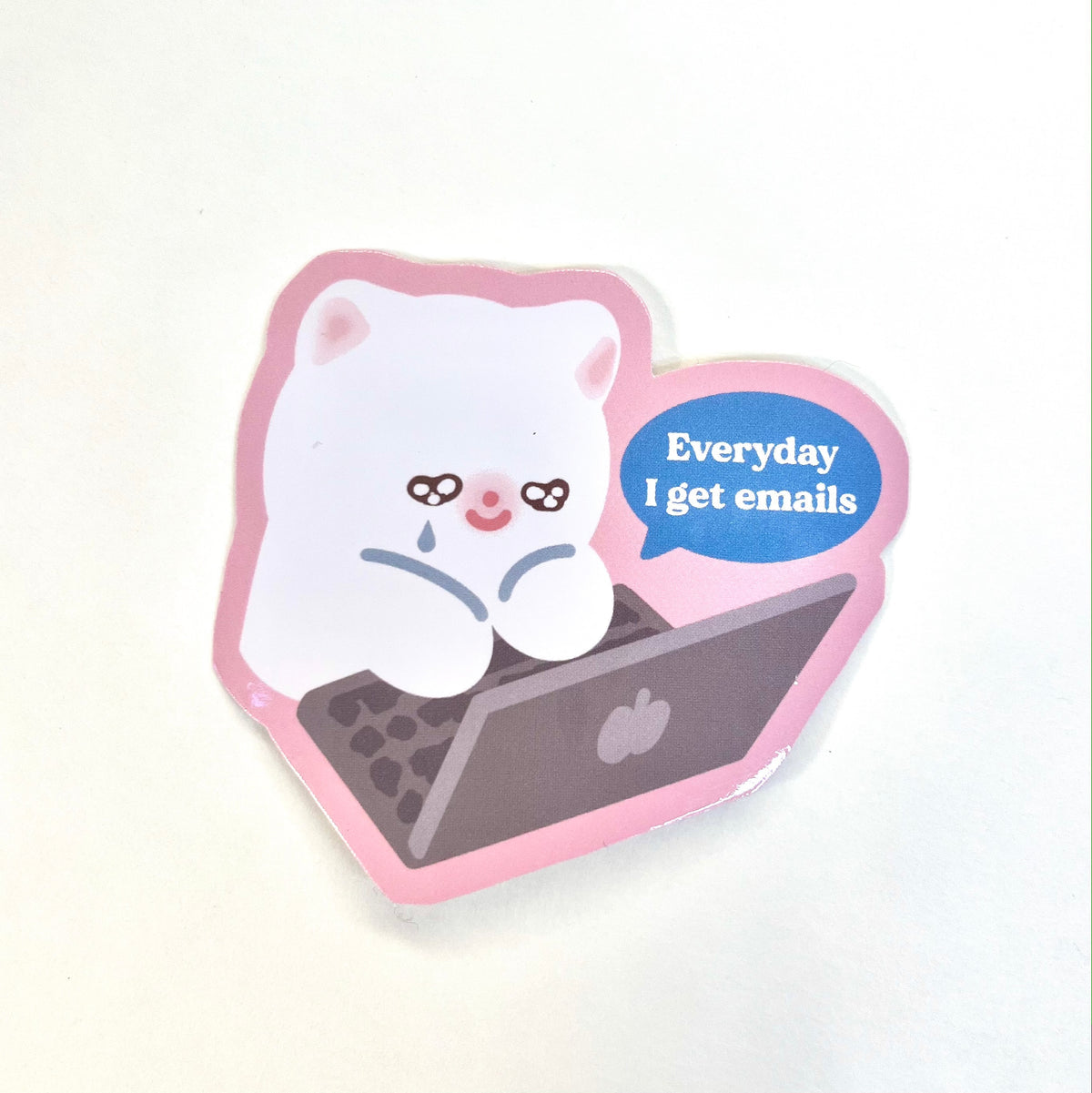 Maobabie • Everyday I Get Emails Vinyl Sticker