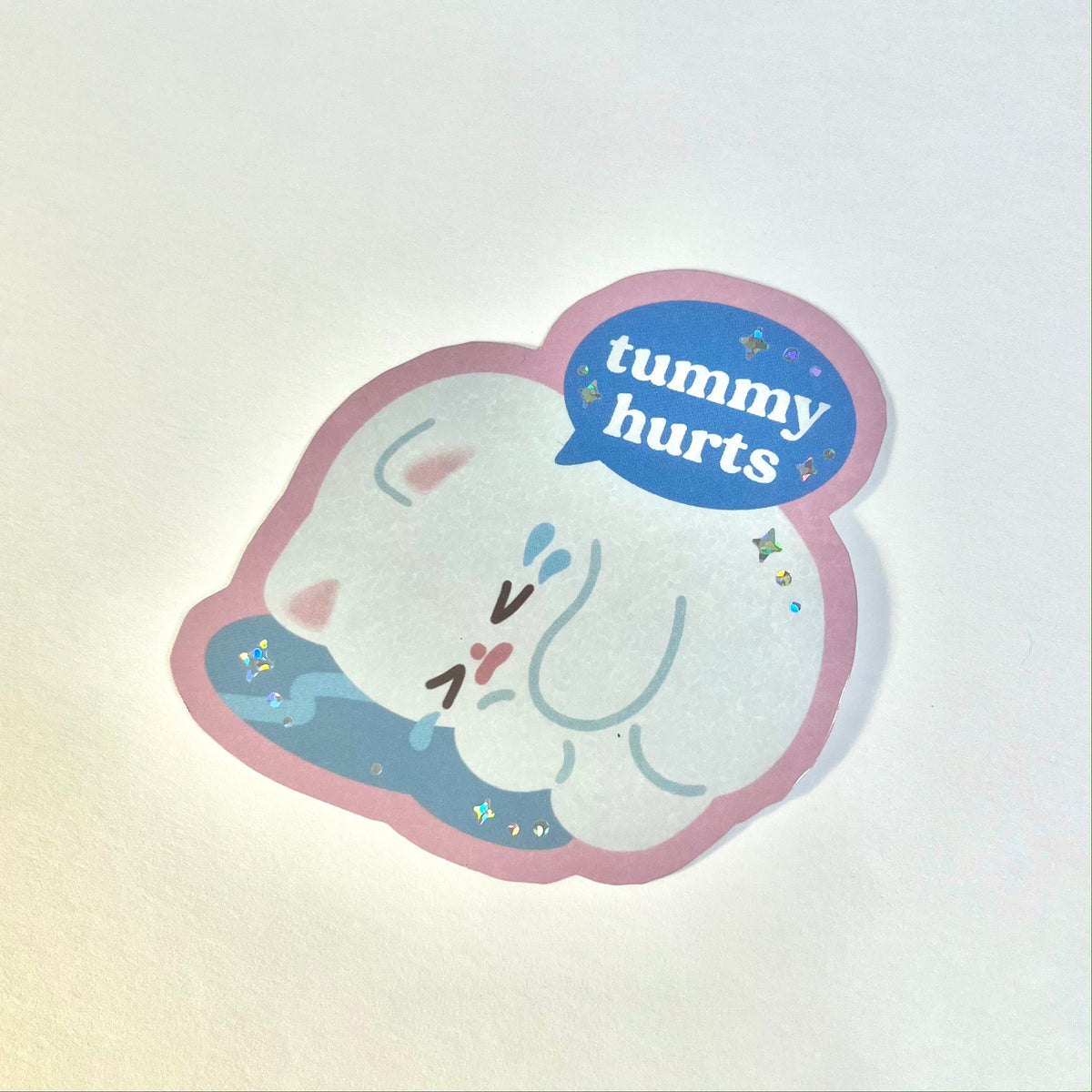 Maobabie • Tummy Hurts Vinyl Sticker