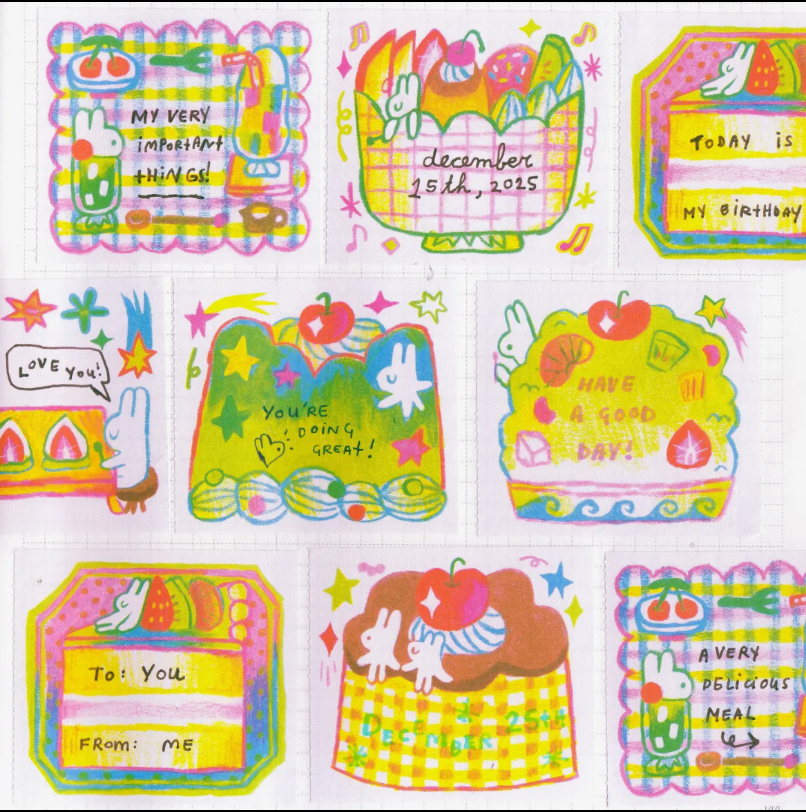 Odd Rabbits • My Little Dessert Memo Tape Roll