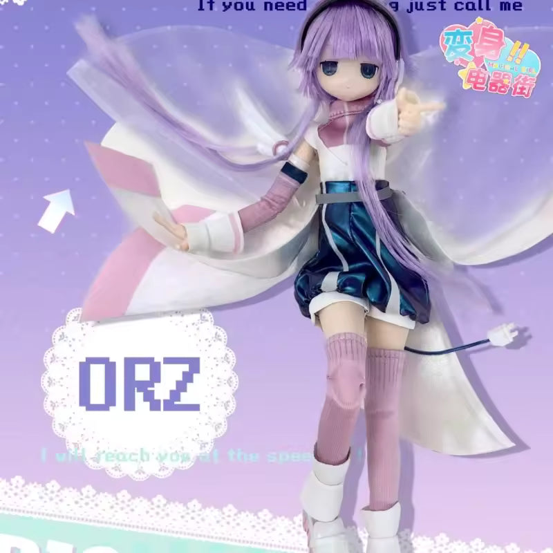 Magical Girl Transform Electrical Street Series 1/6 BJD Action Figure Blind Box