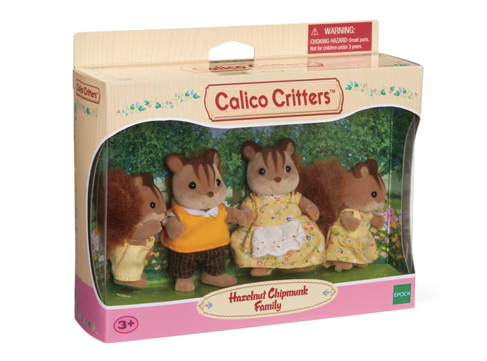 Calico Critters • Walnut Squirrel Family