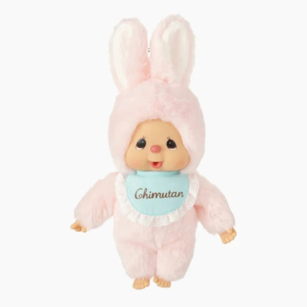 Monchhichi • Chimutan Pink Medium Bunny, Imported Japan