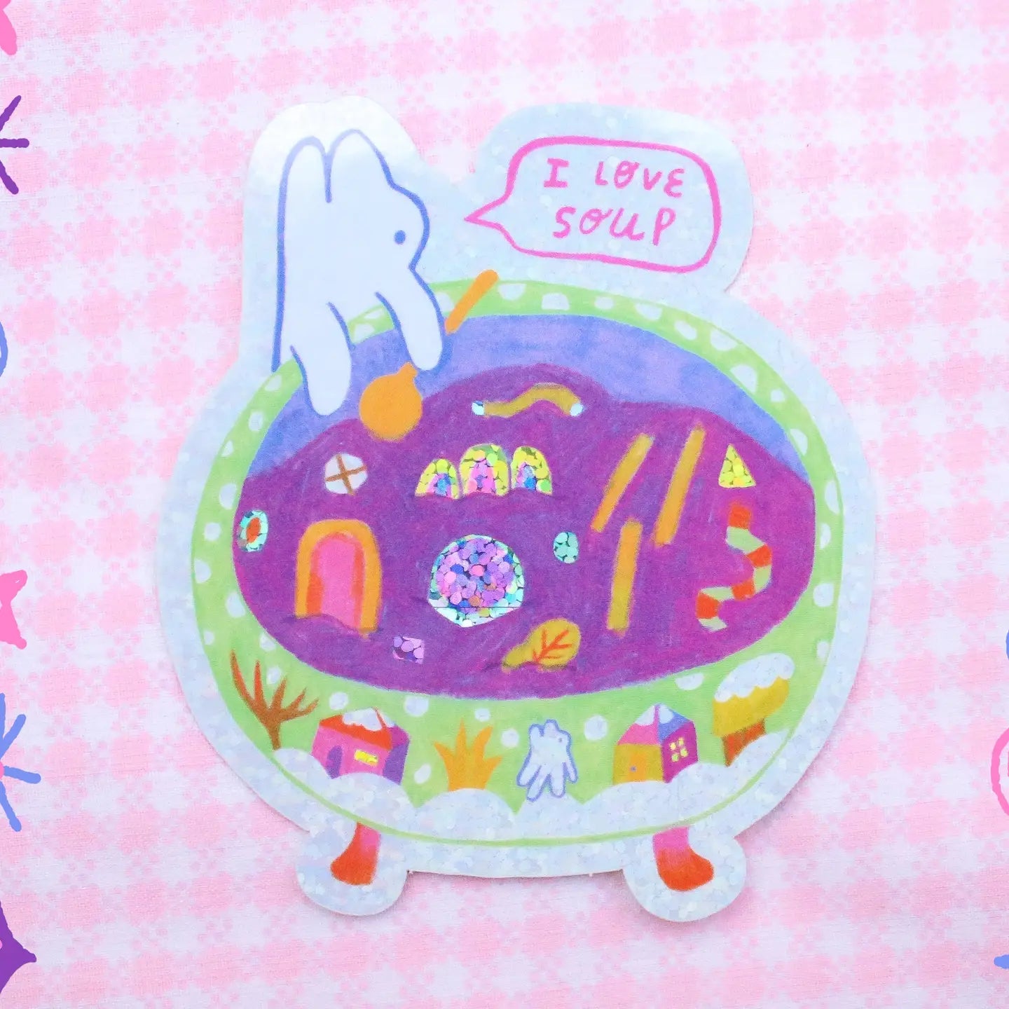 Odd Rabbits • I Love Soup Vinyl Sticker