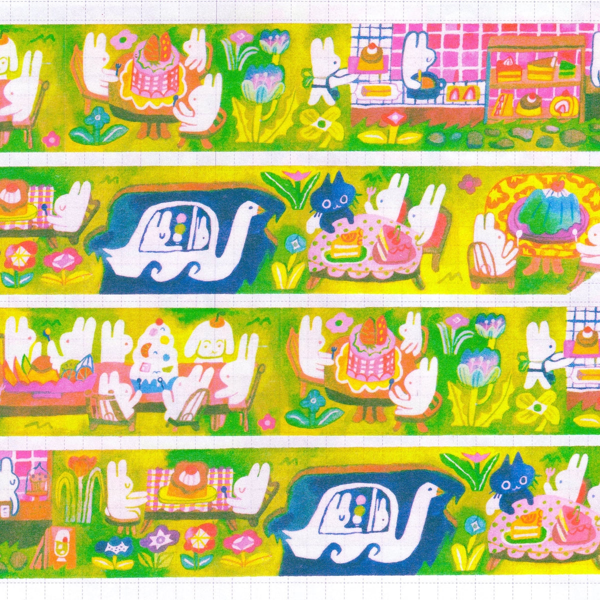 Odd Rabbits • Dessert at the Garden Washi Tape