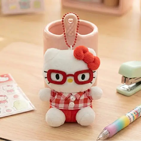 Sanrio • Hello Kitty Nerd Plush Keychain