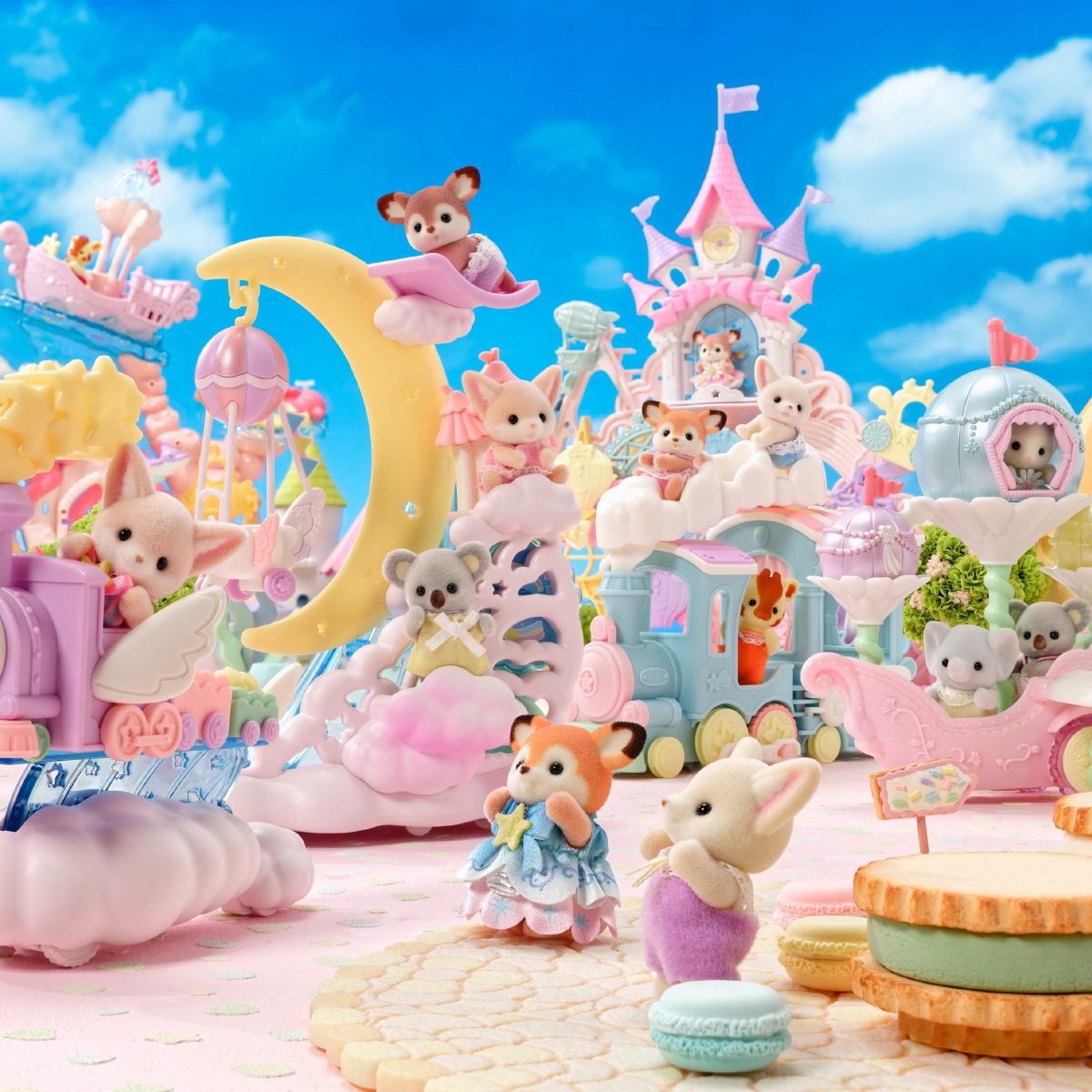 Calico Critters • Floral Fantasy Skyship Set