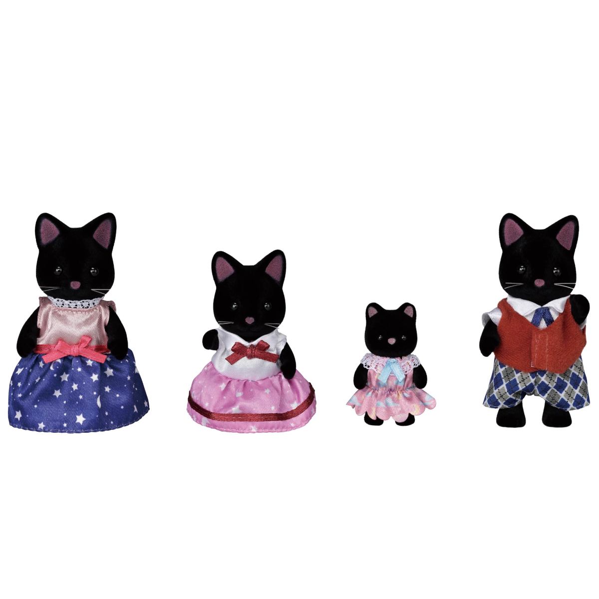 Calico Critters • Midnight Cat Family Set