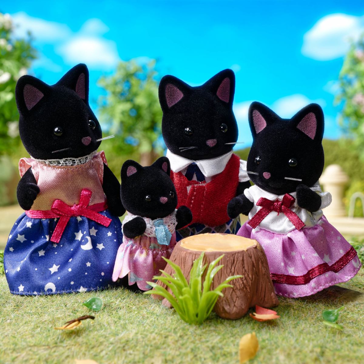 Calico Critters • Midnight Cat Family Set
