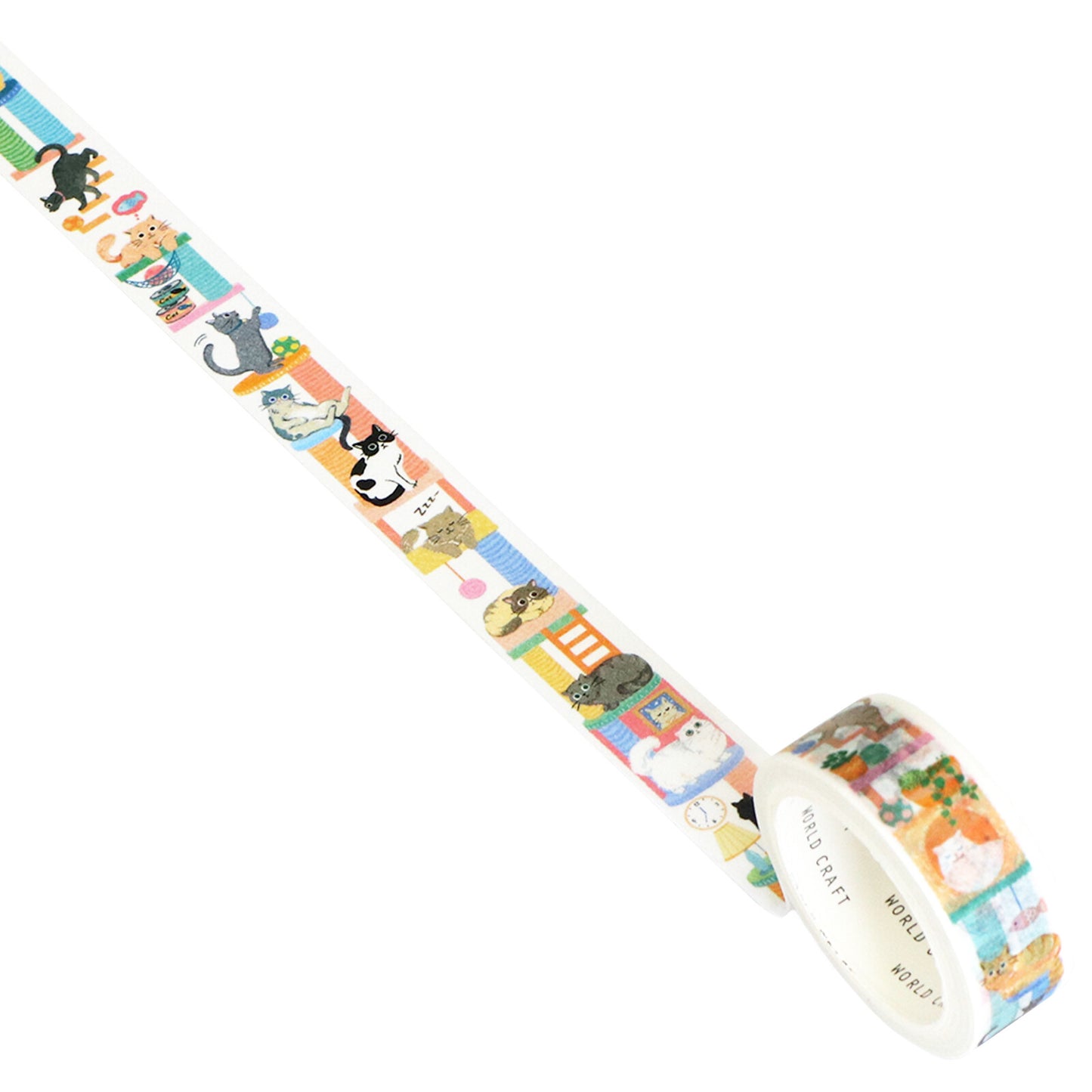 Cat Tower, Washi Tape, Imported Japan