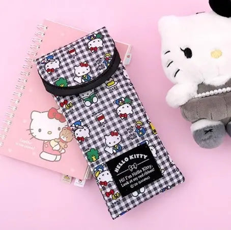 Sanrio • Hello Kitty Gingham Multi Sunglasses’ Pouch, Imported S Korea
