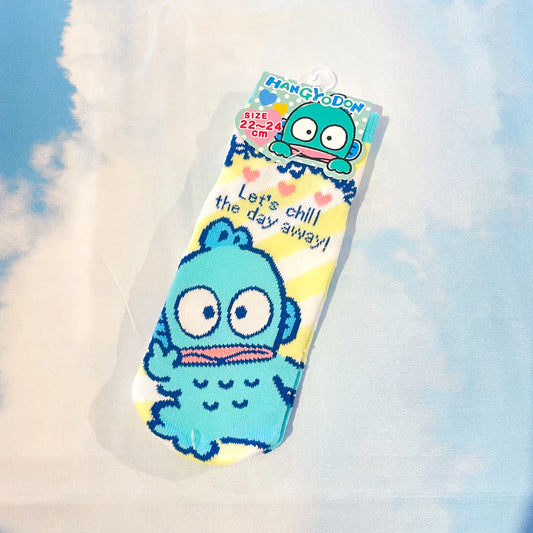 Sanrio • "Let's Chill" Hangyodon Quarter/ Mini-Crew Socks