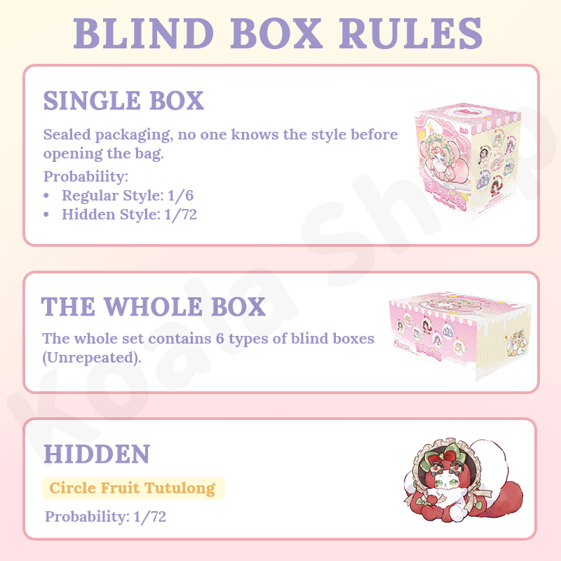 Tutulong • Fantasy Creatures Honey Star Drops Plush Blind Box