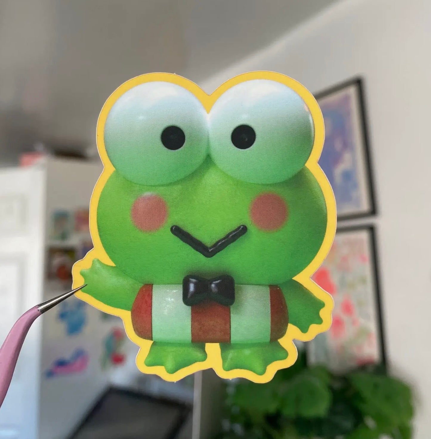 Megoogs Draws • Kerokerokeroppi Frog Sanrio Sticker