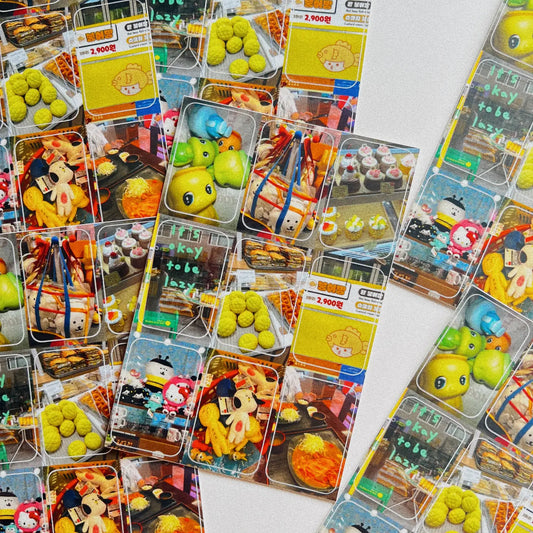Tabetaaii • Korea Trip Things Sticker Sheet