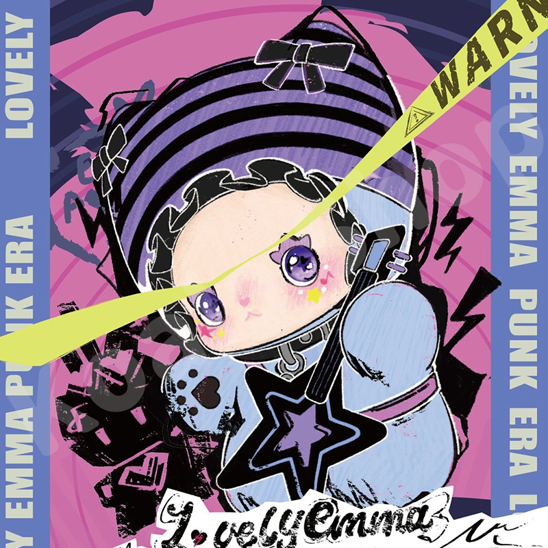 Lovely Emma • Punk Era Series Plush Keychain Blind Box