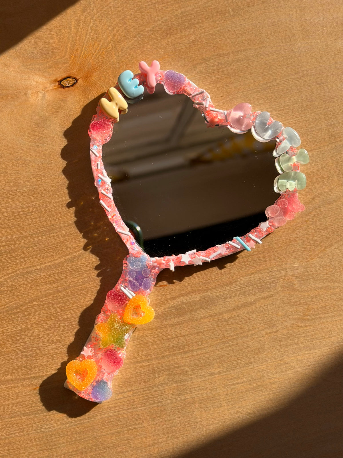 Gigil Studios • Handheld Heart-Shaped Mirror