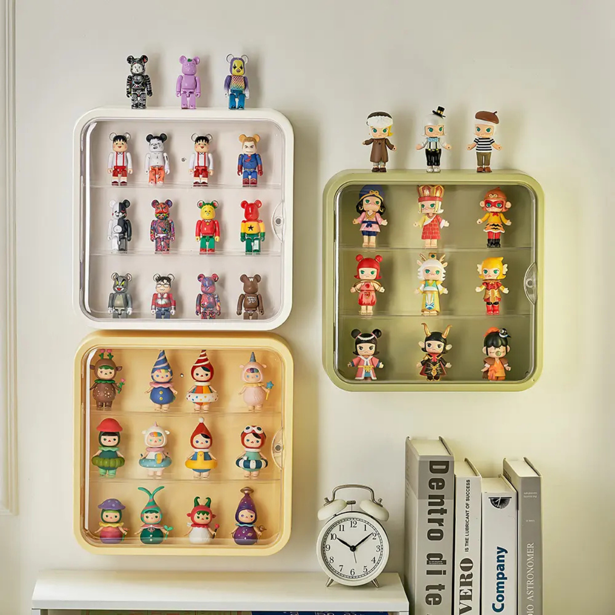 Square Wall Mounted Multi-Color Blind Box Toy Display Case