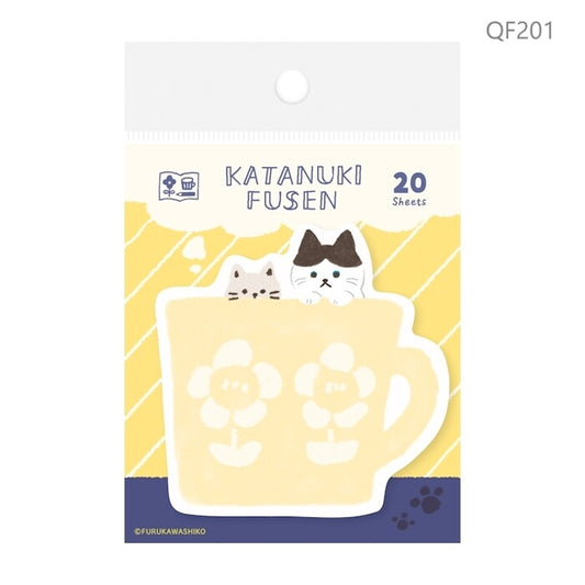 Kitty Mug, Die-Cut Sticky Notes, Imported Japan