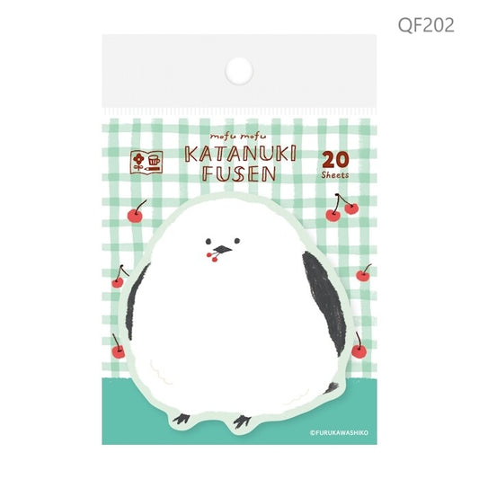 Fluffy Bird, Die-Cut Sticky Notes, Imported Japan