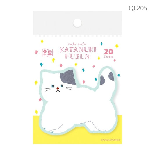 Fluffy Kitty, Die-Cut Sticky Notes, Imported Japan