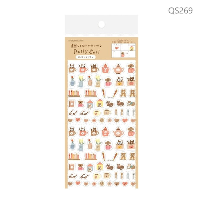 Color Themed Journal Planner Stickers, Imported Japan