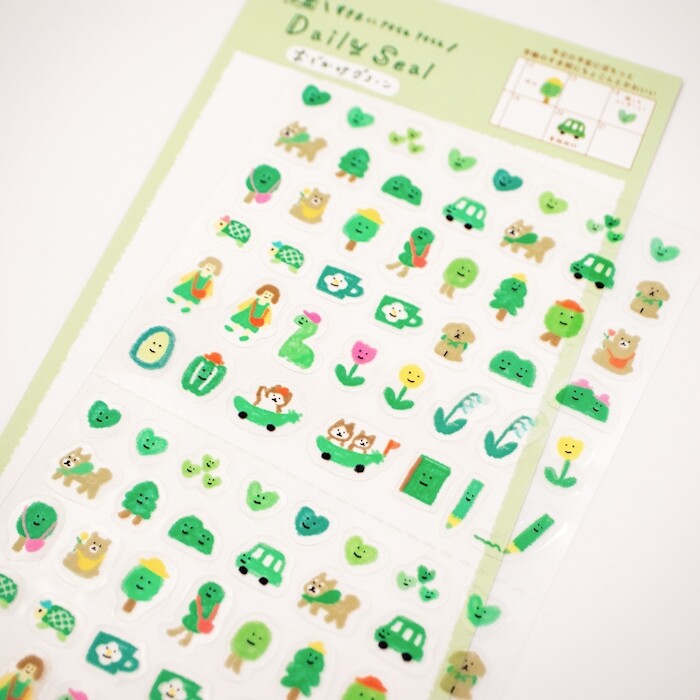 Color Themed Journal Planner Stickers, Imported Japan
