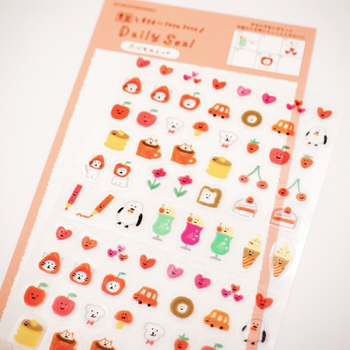 Color Themed Journal Planner Stickers, Imported Japan