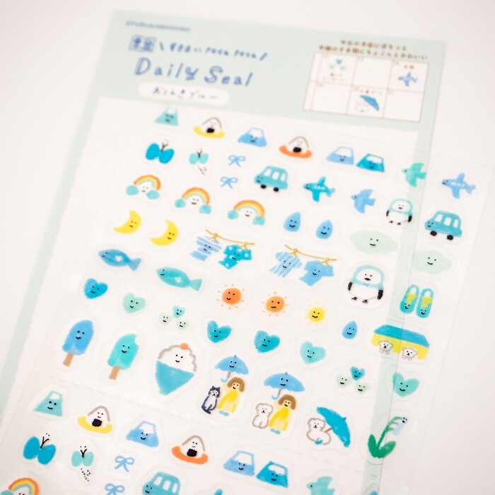 Color Themed Journal Planner Stickers, Imported Japan