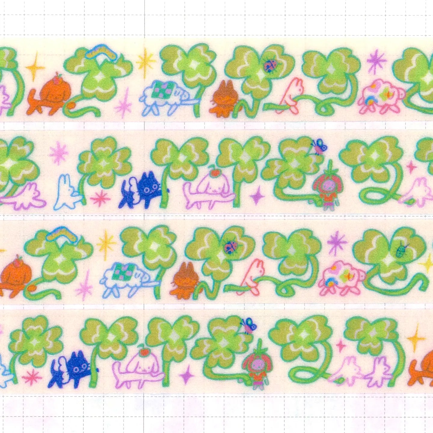 Odd Rabbits • Clover Parade Glitter Washi Tape