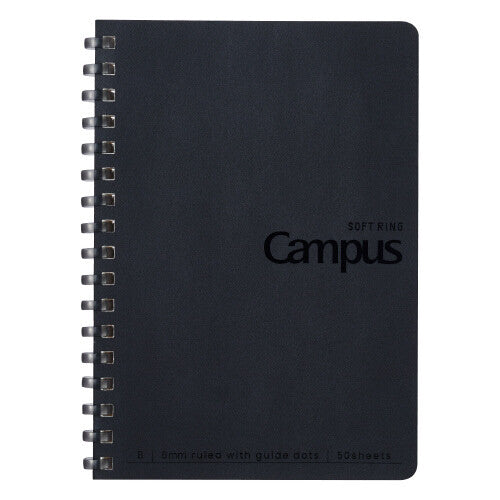 Campus • Mini Soft Ring Spiral Notebook, 4 Colors, Imported Japan