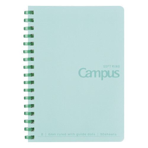 Campus • Mini Soft Ring Spiral Notebook, 4 Colors, Imported Japan