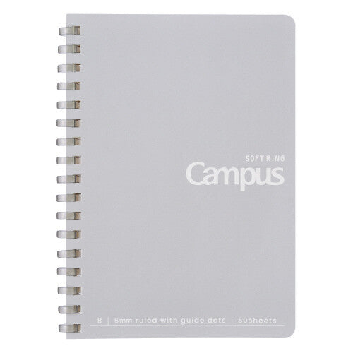 Campus • Mini Soft Ring Spiral Notebook, 4 Colors, Imported Japan