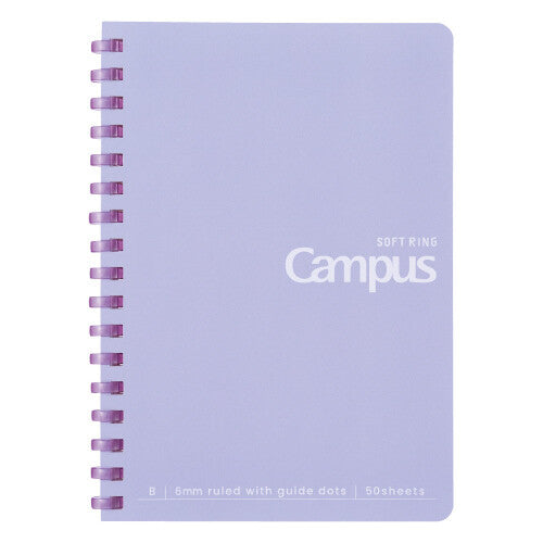 Campus • Mini Soft Ring Spiral Notebook, 4 Colors, Imported Japan