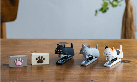 Kitty Mini Staplers + Mini Staples, Imported Japan