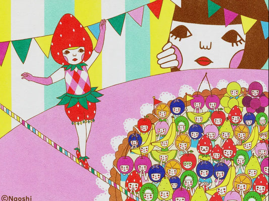Naoshi • 13 x 19 Print, Tightrope Fruit Tart