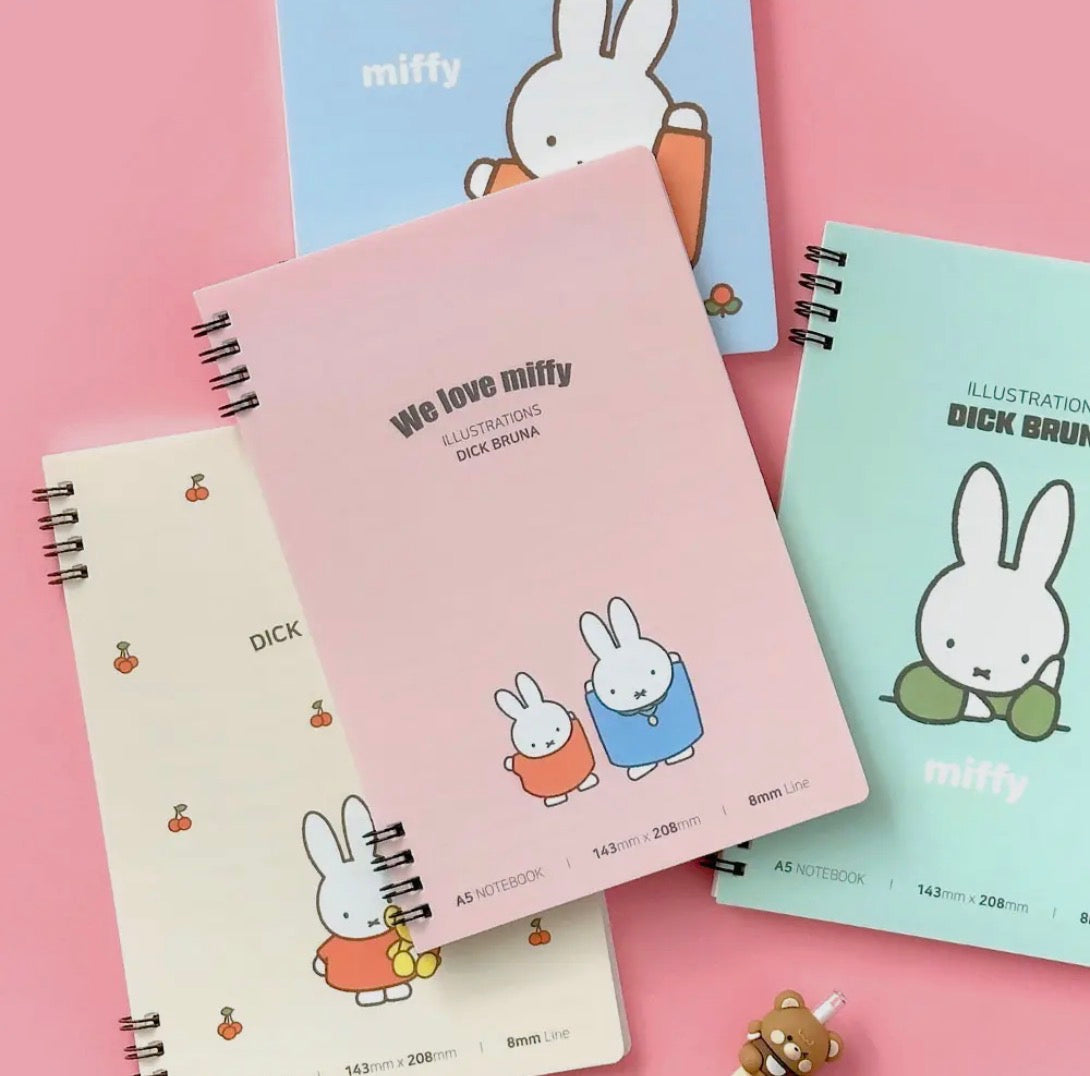 Miffy • Twin-Ring A5 Notebook, Imported S Korea
