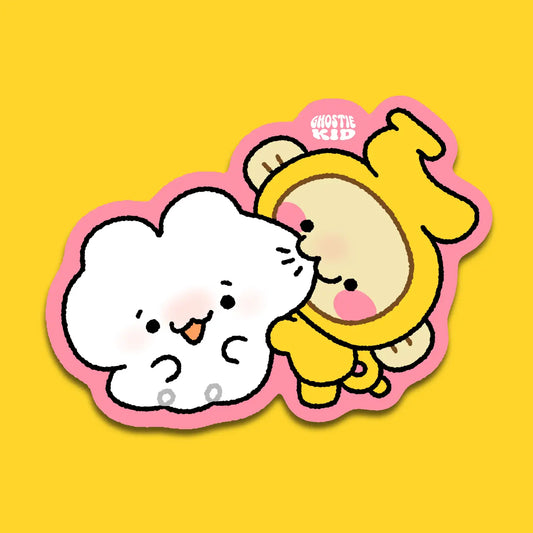 Ghostiekid • Bitey Nana and Toot Vinyl Sticker