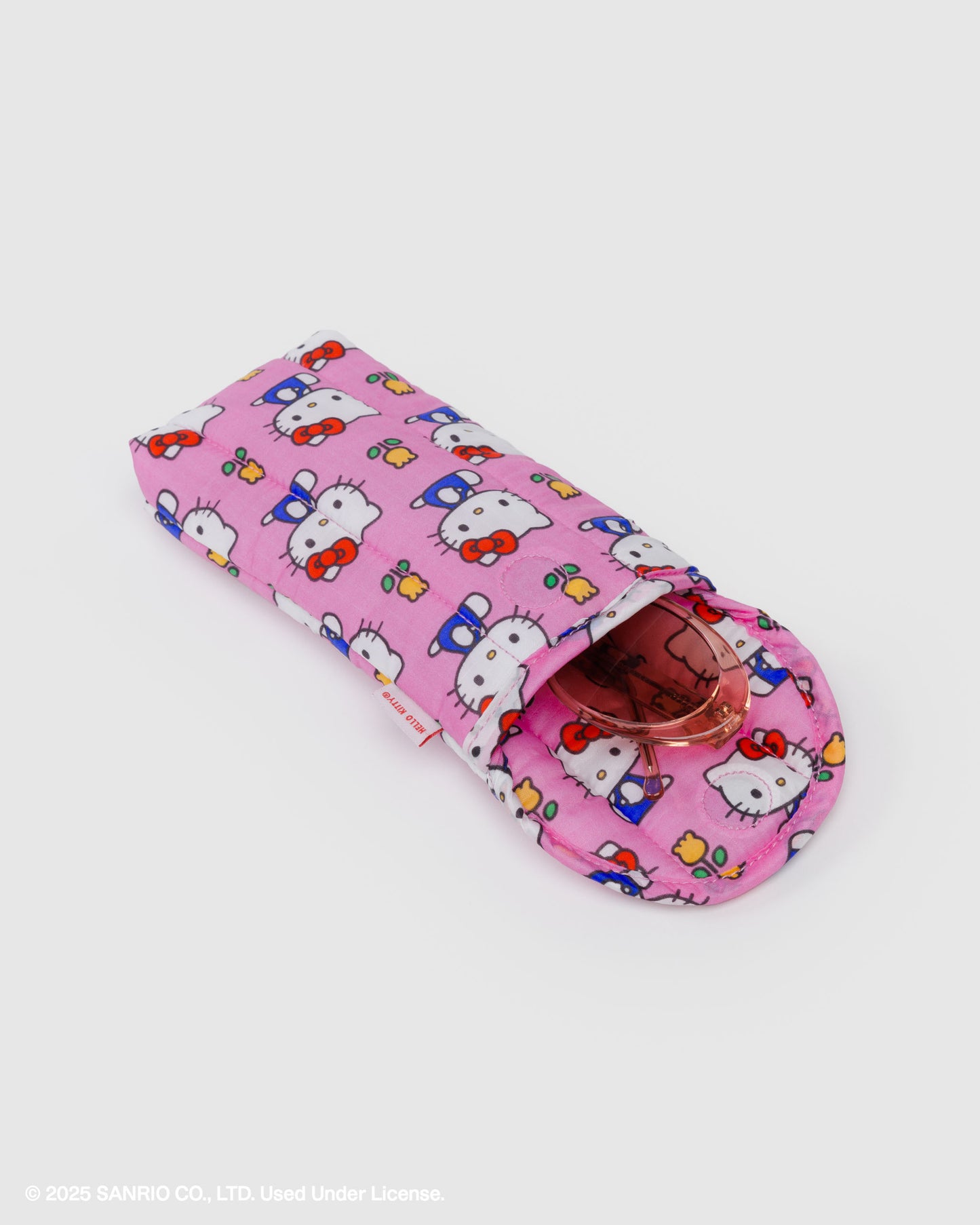 Baggu X Sanrio • Puffy Glasses Sleeve, Hello Kitty Pink