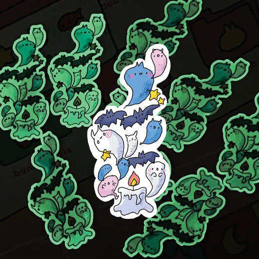 Tabetaaii • Ghostie Glow in the Dark Vinyl Sticker