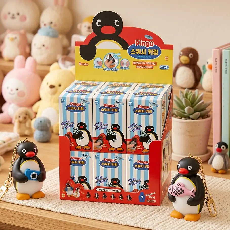 Pingu • Squishy Keyring Blind Box, Imported S Korea