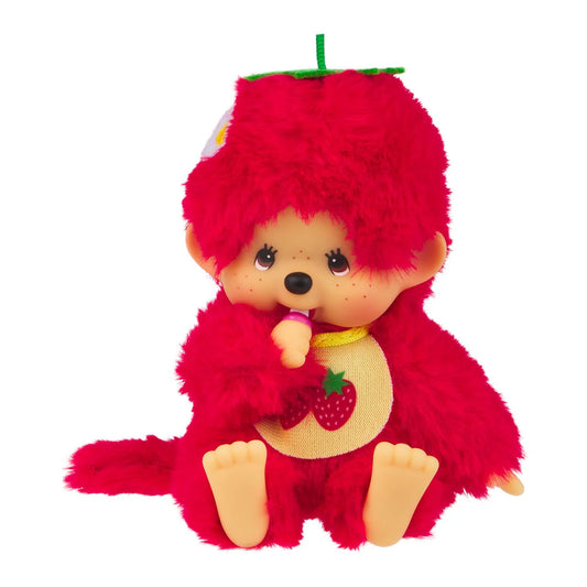 Monchhichi • Fruits, Strawberry Red Plush