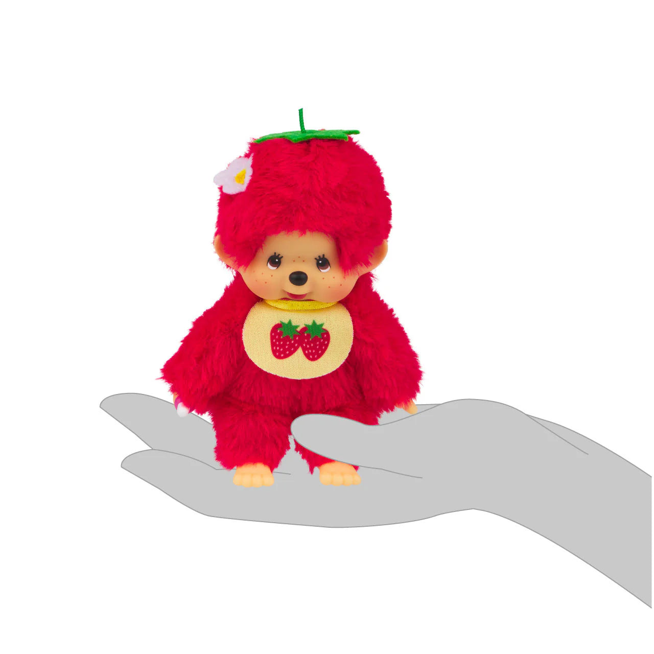 Monchhichi • Fruits, Strawberry Red Plush