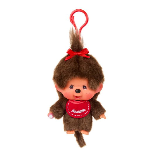 Monchhichi • Classic Big Head Girlie Pop Keychain