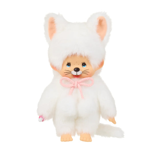 Monchhichi • White Cat Neko Girlie Pop Plush