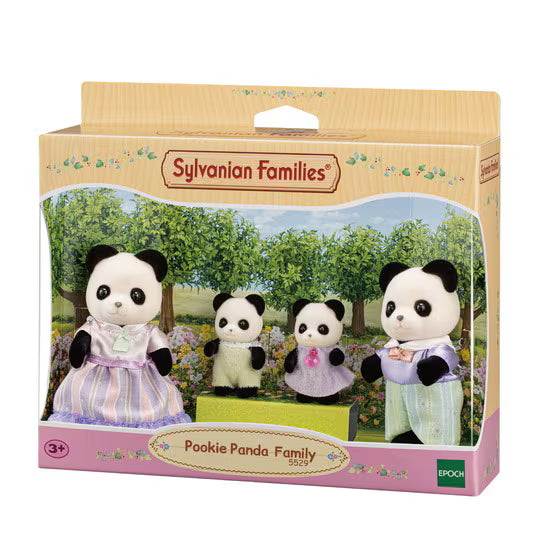 Calico Critters • Sylvanian Families, Pookie Panda Family, Imported Japan