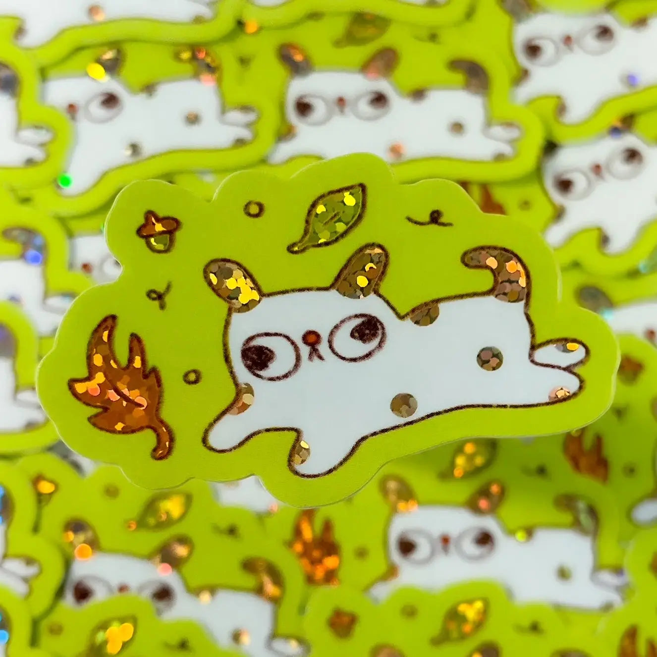 Clunky Picnic • Dog In Autumn Vinyl Sticker