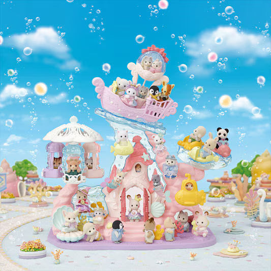 Calico Critters • Sylvanian Families, Baby Dreamy Mermaid Castle, Imported Japan