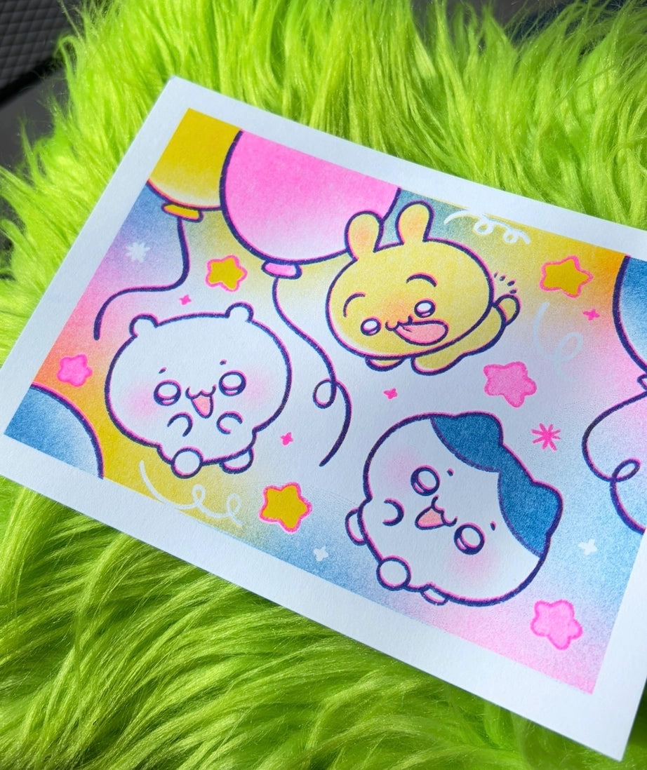 Ghostiekid • Cute Freaks Riso Art Print