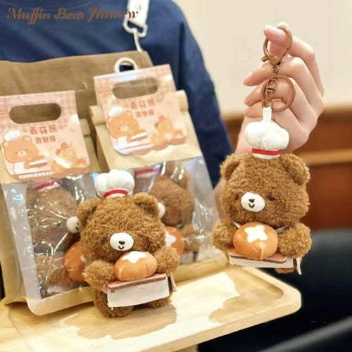 Muffin Bear Bakery • Little Chef Plush Keychain