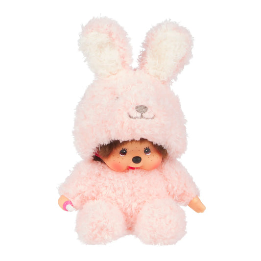 Monchhichi • Fluffy Bunny Sitting Plush